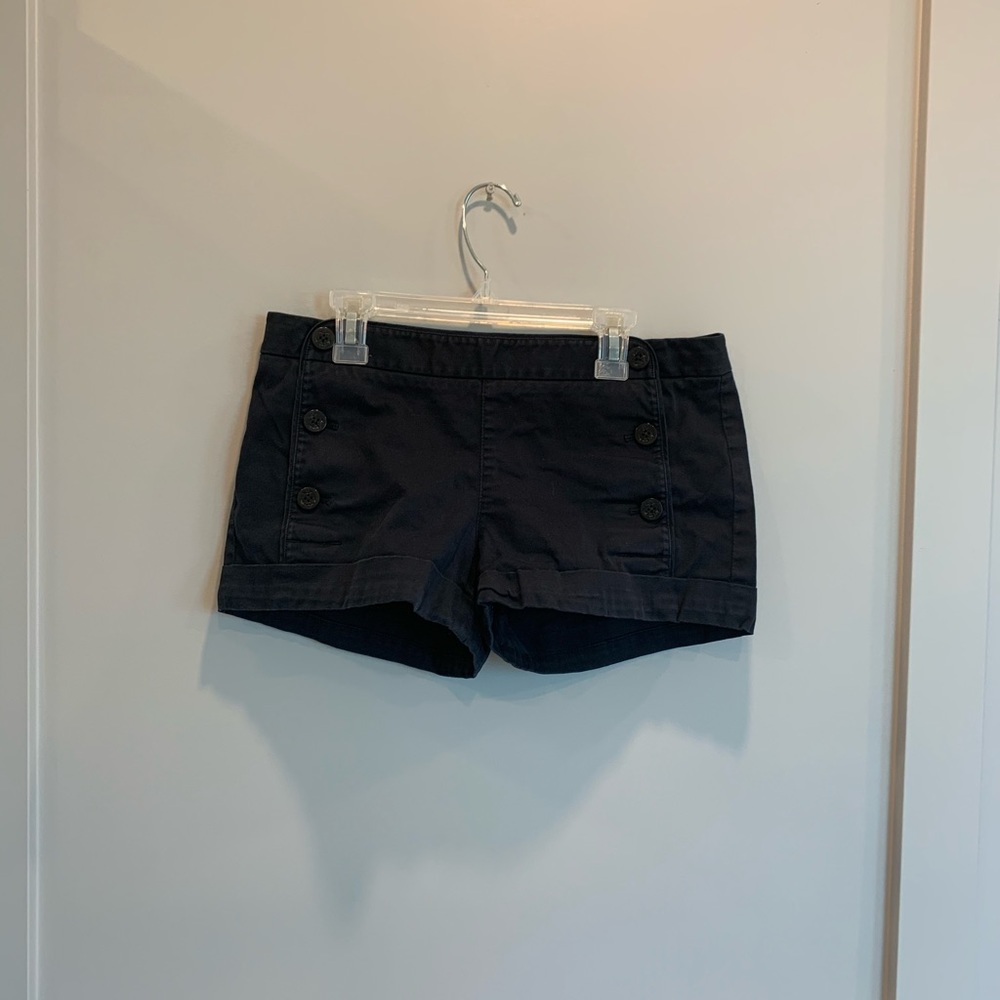 Talula shorts navy size 6 aritzia